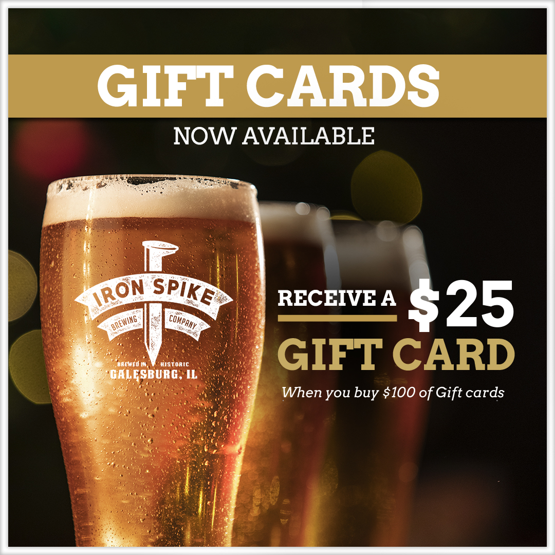 Gift Card Specials at Iron Spike Brew Pub